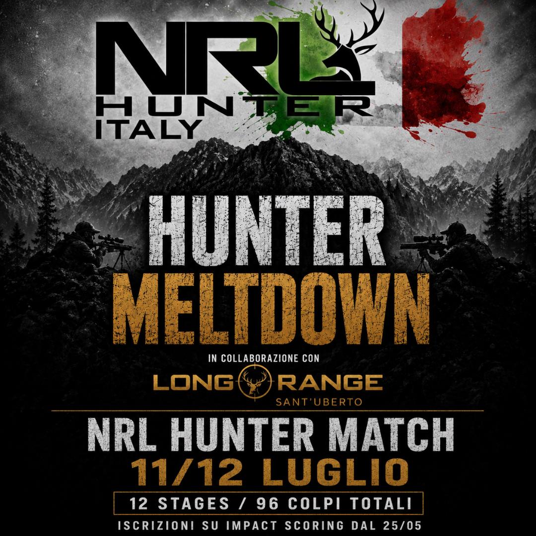 NRL HUNTER ITALY KING OF THE RIDGE-REDEMPTION May 16-17, 2026